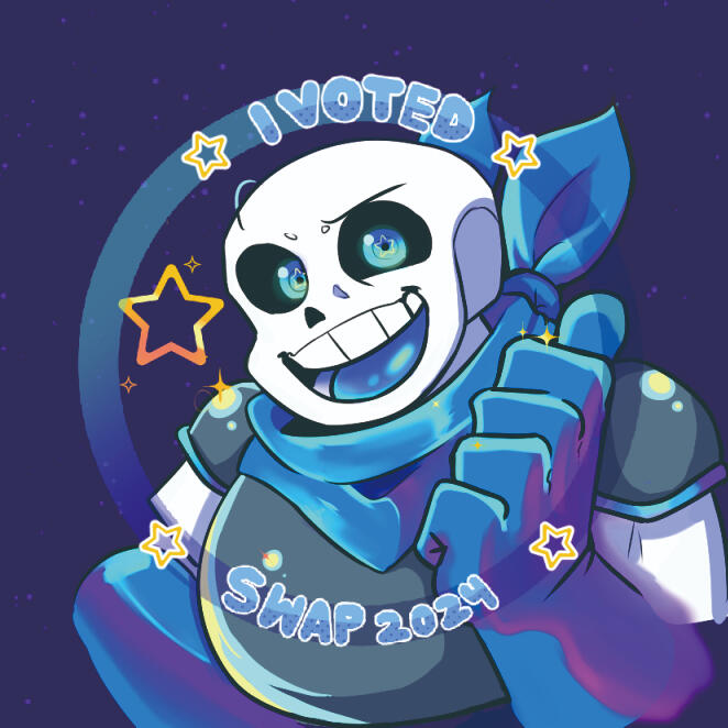 I Voted Swap 2024 button